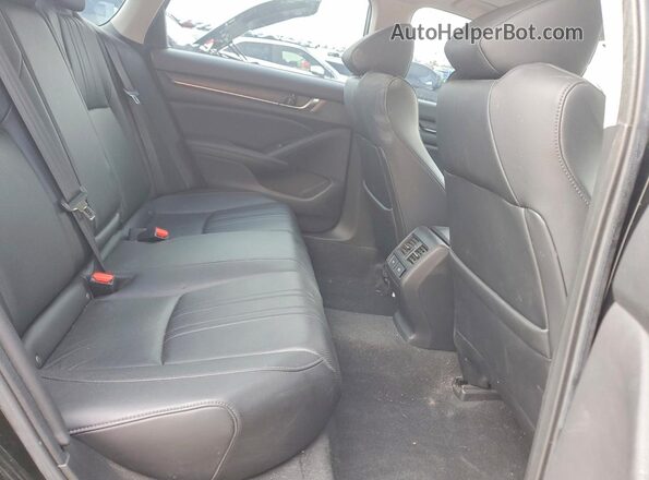 1HGCV3F53MA008405 2021 HONDA ACCORD Черный Вид задних сидений
