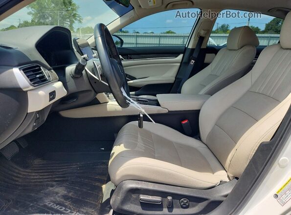 1HGCV3F53MA015287 2021 HONDA ACCORD White წინა სალონის ხედი