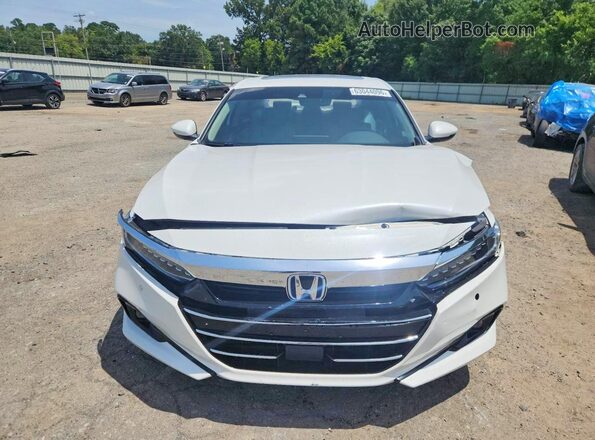 1HGCV3F53MA015287 2021 HONDA ACCORD White წინა ხედი
