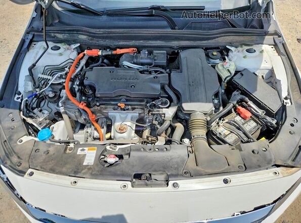 1HGCV3F53MA015287 2021 HONDA ACCORD White უკანა სალონის ხედი
