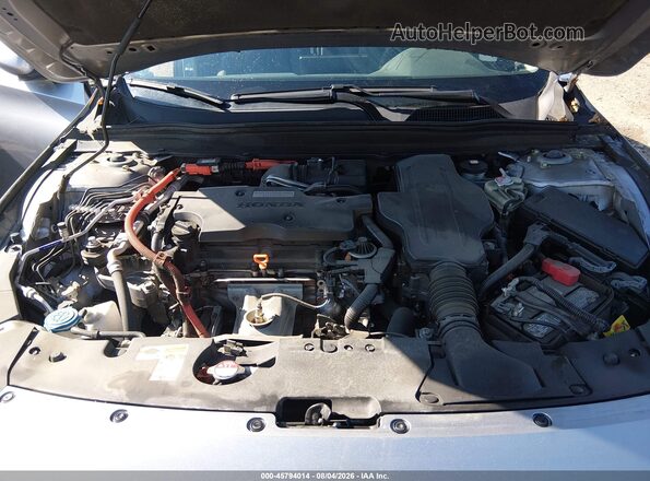 1HGCV3F54JA003886 2018 HONDA ACCORD Silver Вид ззаду