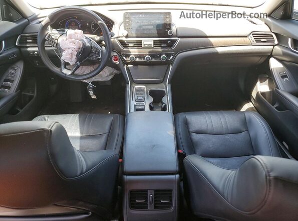 1HGCV3F54JA003905 2018 HONDA ACCORD Silver Առջևի վահանակի տեսք