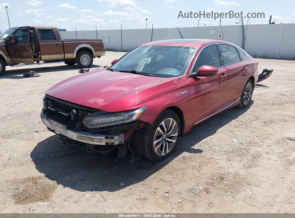 1HGCV3F54MA008171 2021 HONDA ACCORD Red Передня ліва чверть