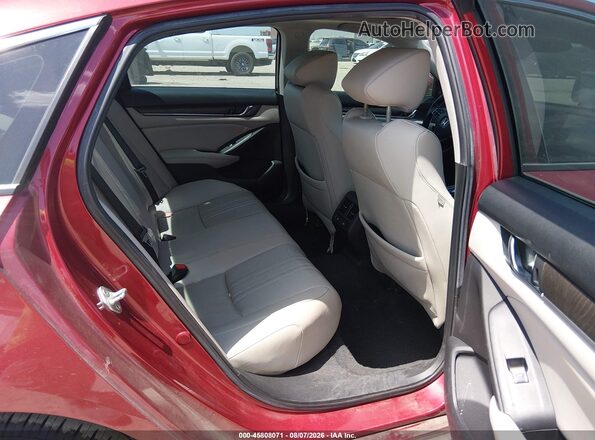 1HGCV3F54MA008171 2021 HONDA ACCORD Red Вид наклейки з VIN-кодом