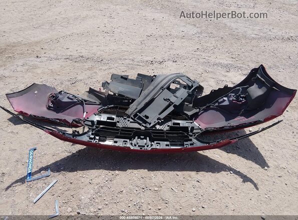1HGCV3F54MA008171 2021 HONDA ACCORD Red Вид щитка приладів