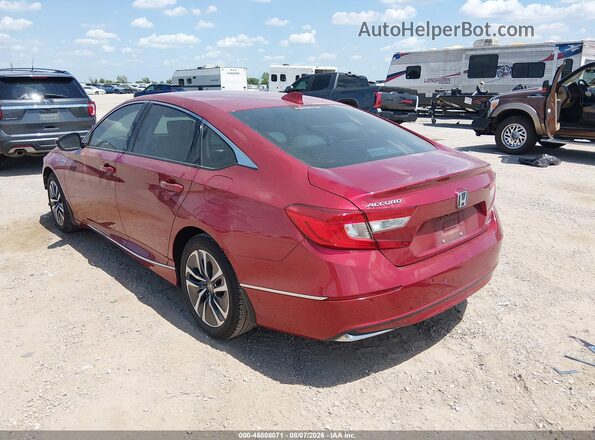 1HGCV3F54MA008171 2021 HONDA ACCORD Red Задня ліва чверть