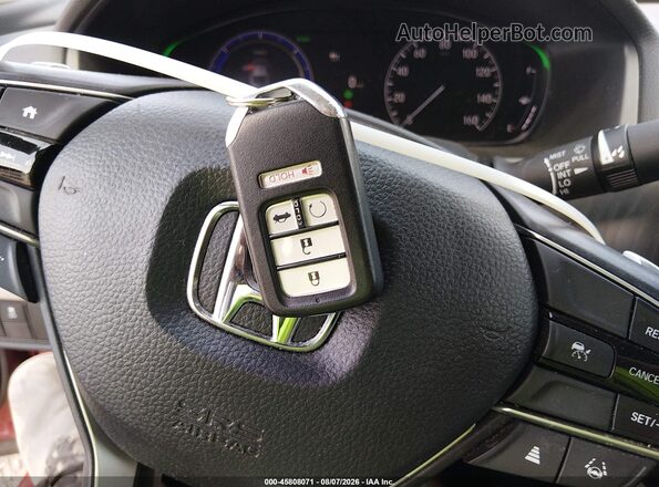 1HGCV3F54MA008171 2021 HONDA ACCORD Red Вид панелі приладів