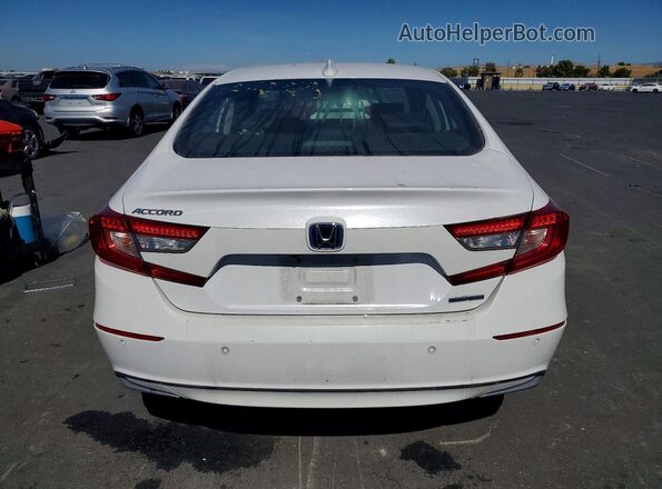 1HGCV3F54NA003585 2022 HONDA ACCORD White Հետևի տեսք