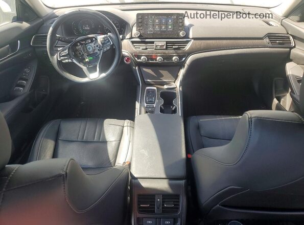 1HGCV3F54NA003585 2022 HONDA ACCORD White Առջևի վահանակի տեսք