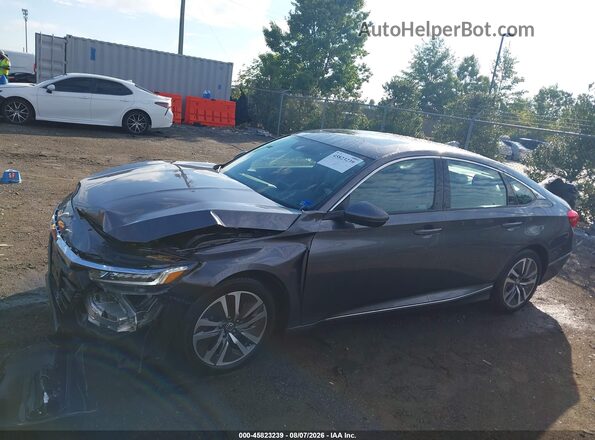 1HGCV3F55KA011576 2019 HONDA ACCORD Gray Vista interior de 360 grados