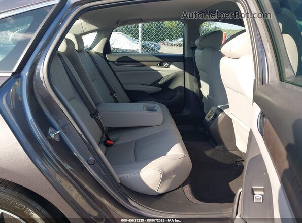 1HGCV3F55KA011576 2019 HONDA ACCORD Gray Vista de la etiqueta del VIN