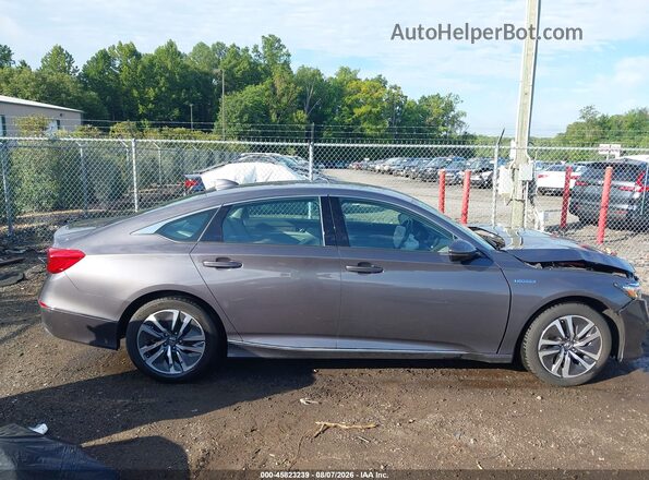 1HGCV3F55KA011576 2019 HONDA ACCORD Gray Vista interior trasera