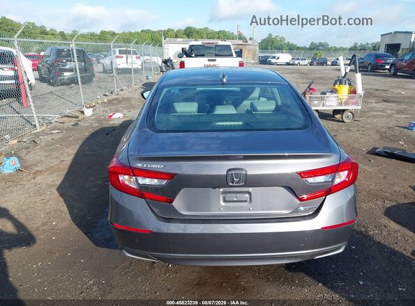 1HGCV3F55KA011576 2019 HONDA ACCORD Gray 