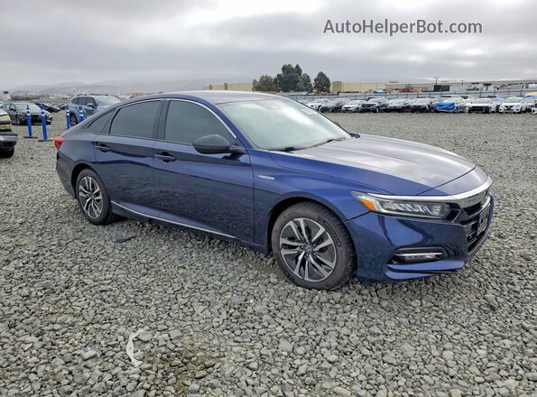 1HGCV3F55LA000451 2020 HONDA ACCORD Синий Передняя правая четверть