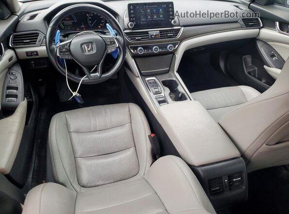 1HGCV3F55LA000451 2020 HONDA ACCORD Синий Вид панели приборов