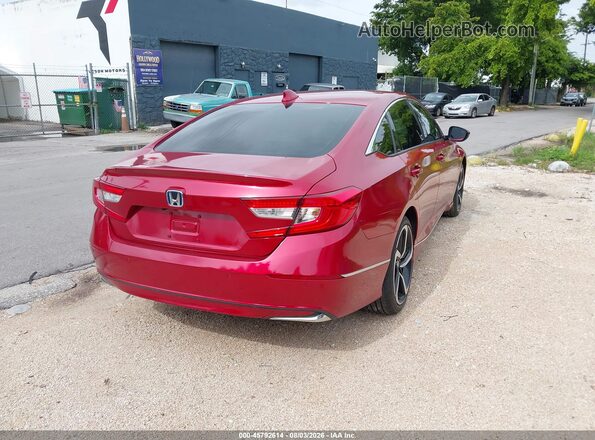 1HGCV3F55NA025580 2022 HONDA ACCORD Red Задня права чверть