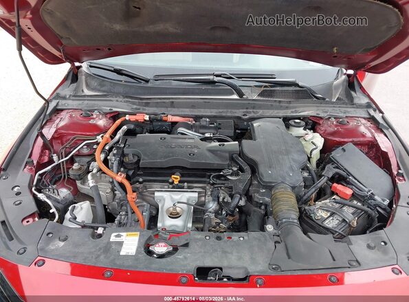 1HGCV3F55NA025580 2022 HONDA ACCORD Red Вид ззаду