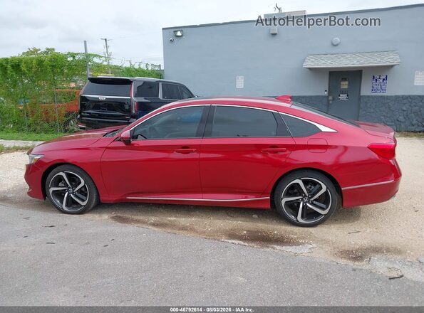 1HGCV3F55NA025580 2022 HONDA ACCORD Red Панорамний вид салону 360°