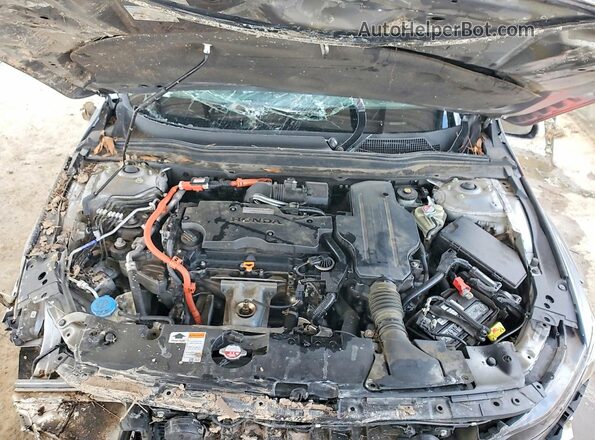 1HGCV3F56JA009284 2018 HONDA ACCORD Серебряный Вид задней части салона