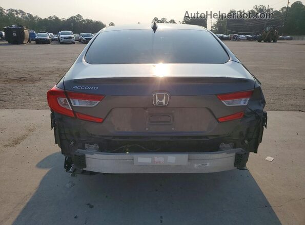 1HGCV3F56LA014858 2020 HONDA ACCORD Серый Вид сзади