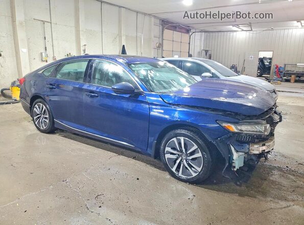 1HGCV3F56LA015637 2020 HONDA ACCORD Blue Front right