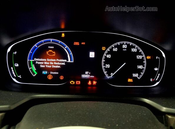 1HGCV3F56LA015637 2020 HONDA ACCORD Blue Instrument cluster view