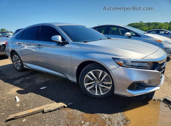 1HGCV3F56MA006177 2021 HONDA ACCORD Silver Передня права чверть
