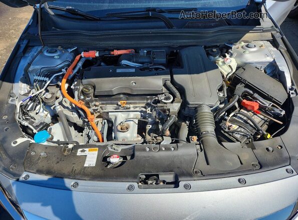 1HGCV3F56MA006177 2021 HONDA ACCORD Silver Вид задньої частини салону