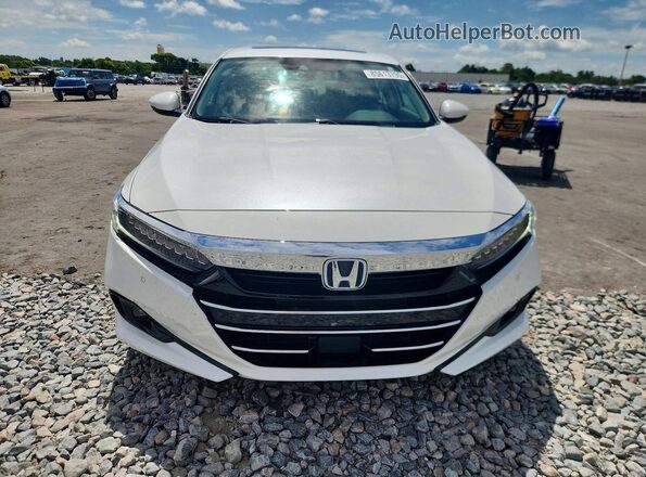 1HGCV3F56MA012691 2021 HONDA ACCORD White Դիմացի տեսք