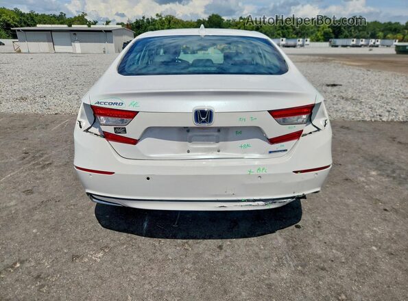 1HGCV3F56MA012691 2021 HONDA ACCORD White Հետևի տեսք