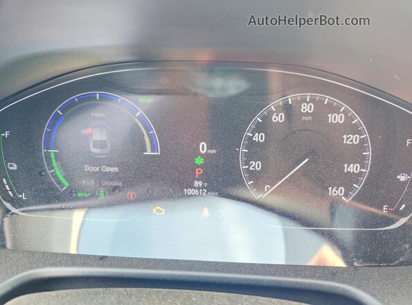 1HGCV3F56NA001546 2022 HONDA ACCORD White Vista del cuadro de instrumentos