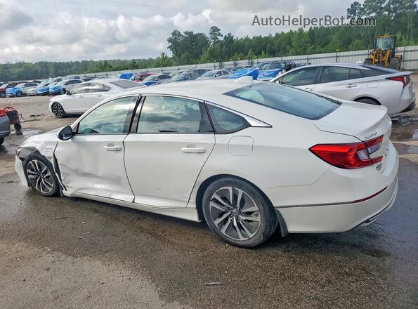 1HGCV3F57JA004501 2018 HONDA ACCORD White Trasero izquierdo