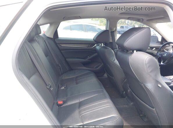 1HGCV3F58JA010274 2018 HONDA ACCORD White Vista de la etiqueta del VIN
