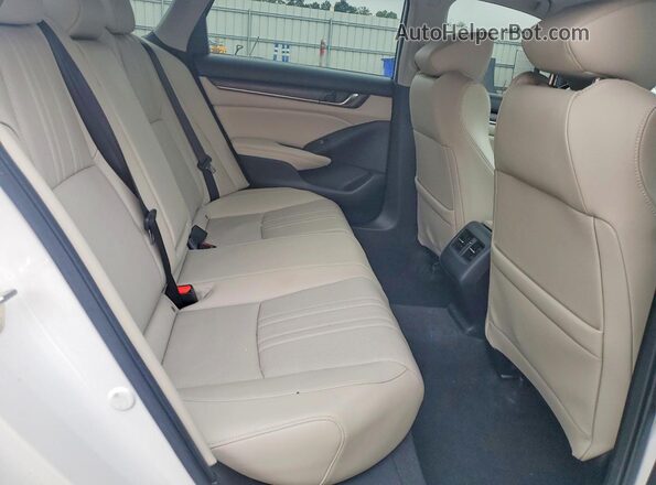 1HGCV3F58LA013260 2020 HONDA ACCORD Белый Вид задних сидений