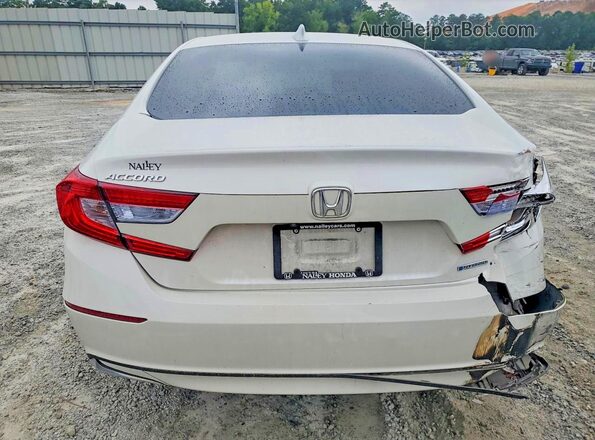 1HGCV3F58LA013260 2020 HONDA ACCORD Белый Вид сзади