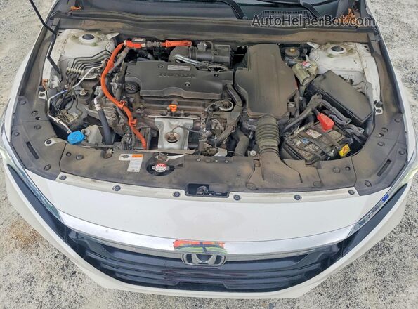 1HGCV3F58LA013260 2020 HONDA ACCORD Белый Вид задней части салона