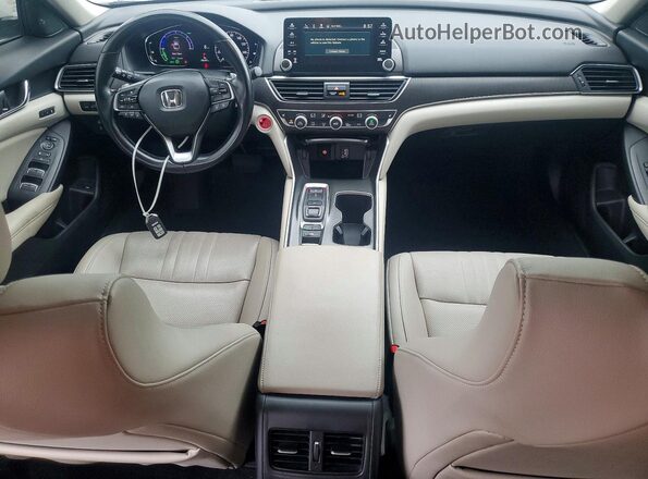 1HGCV3F58LA013260 2020 HONDA ACCORD Белый Вид панели приборов