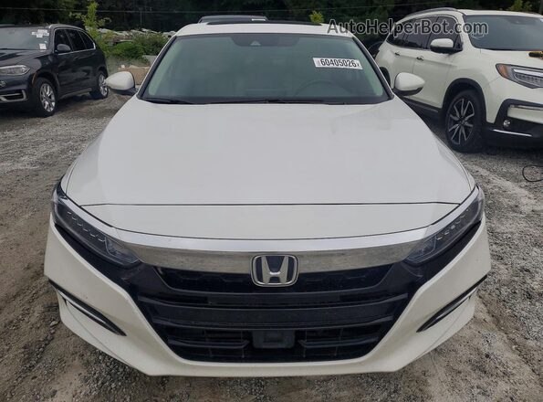 1HGCV3F58LA013260 2020 HONDA ACCORD Белый Вид спереди