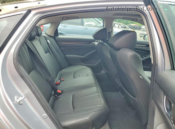 1HGCV3F58MA013213 2021 HONDA ACCORD Silver უკანა სავარძლების ხედი