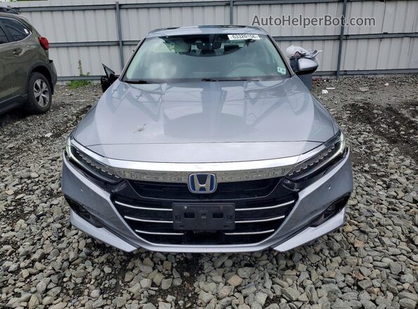 1HGCV3F58MA013213 2021 HONDA ACCORD Silver წინა ხედი