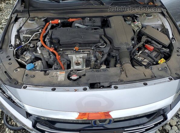 1HGCV3F58MA013213 2021 HONDA ACCORD Silver უკანა სალონის ხედი