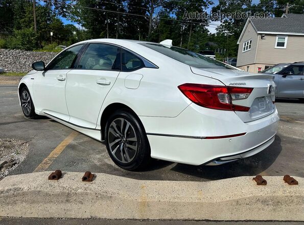 1HGCV3F59MA009042 2021 HONDA ACCORD White Trasero izquierdo
