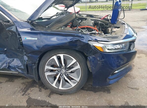 1HGCV3F60JA013355 2018 HONDA ACCORD Синий Вид спереди