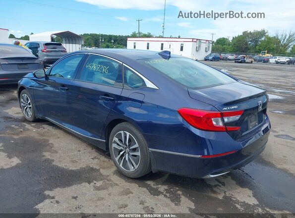 1HGCV3F60JA013355 2018 HONDA ACCORD Синий Задняя левая четверть