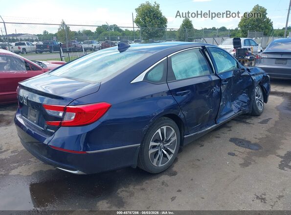 1HGCV3F60JA013355 2018 HONDA ACCORD Синий Задняя правая четверть