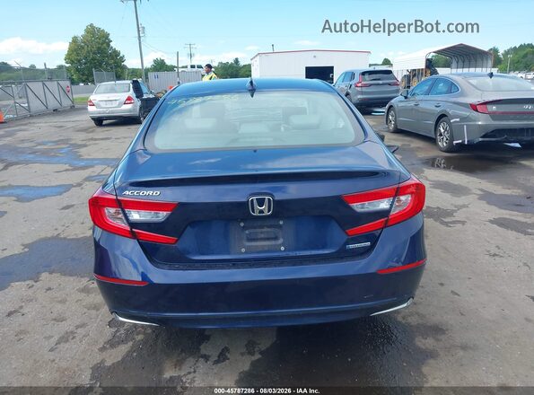 1HGCV3F60JA013355 2018 HONDA ACCORD Синий 