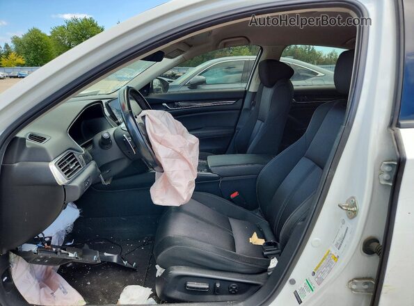 1HGCV3F72KA800818 2019 HONDA ACCORD White Սալոնի դիմացի տեսք