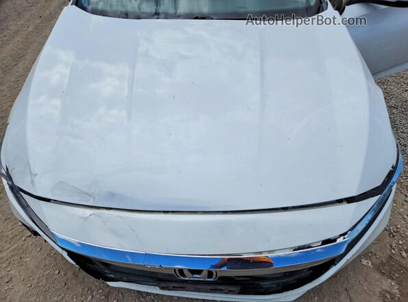 1HGCV3F72KA800818 2019 HONDA ACCORD White Սալոնի հետևի տեսք