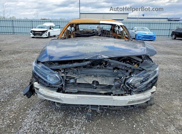 1HGCV3F7XJA800029 2018 HONDA ACCORD Black Դիմացի տեսք