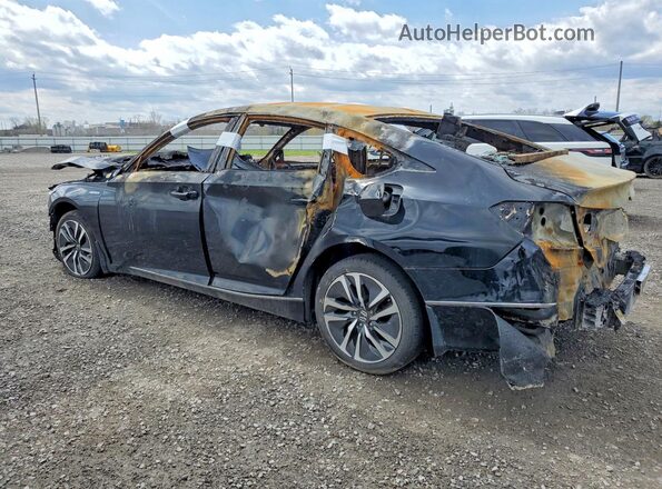 1HGCV3F7XJA800029 2018 HONDA ACCORD Black Հետևի ձախ